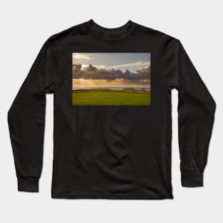 Worms Head, Rhossili Bay Long Sleeve T-Shirt